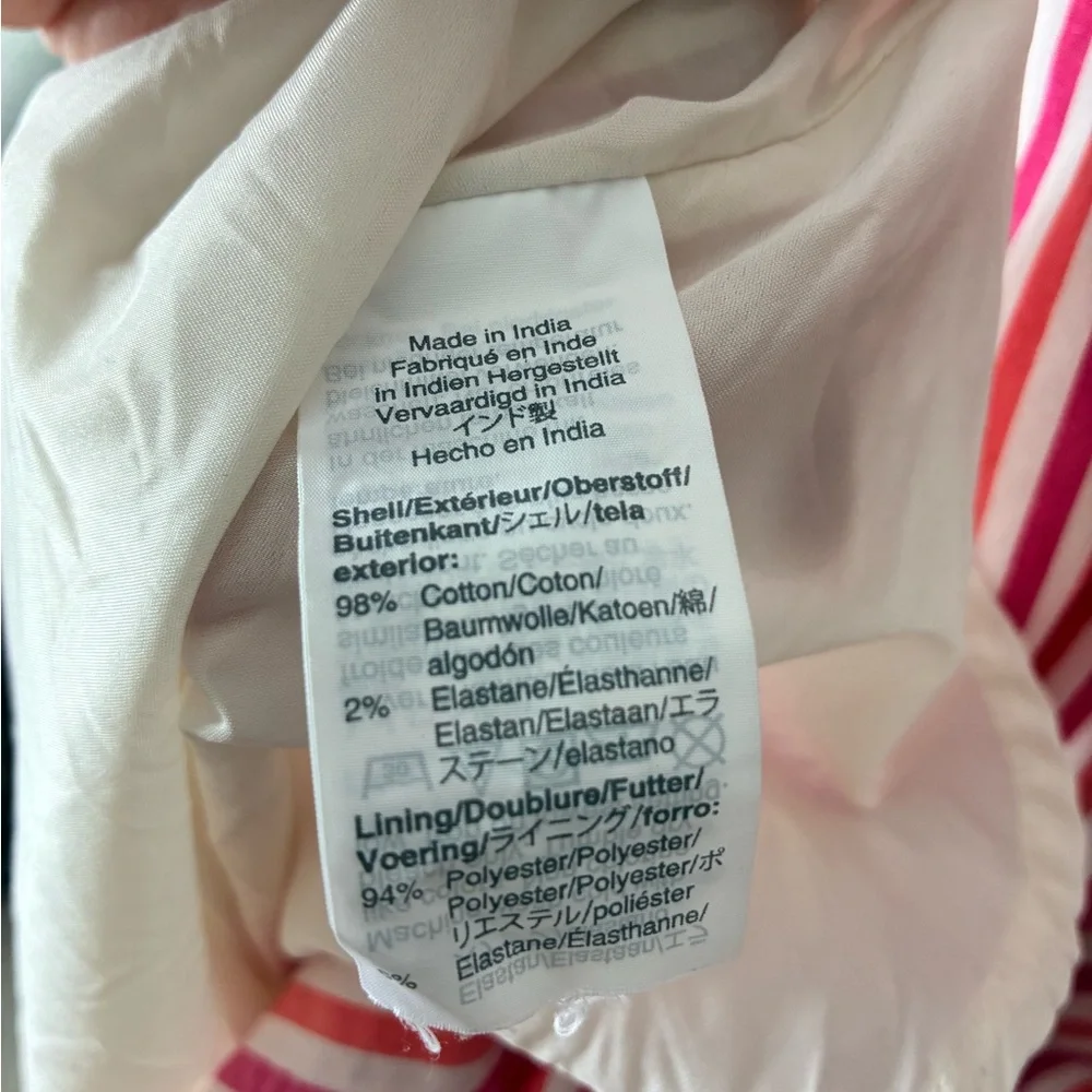 J. Crew Pink and White Striped Collection Dress - Picture 8 of 8